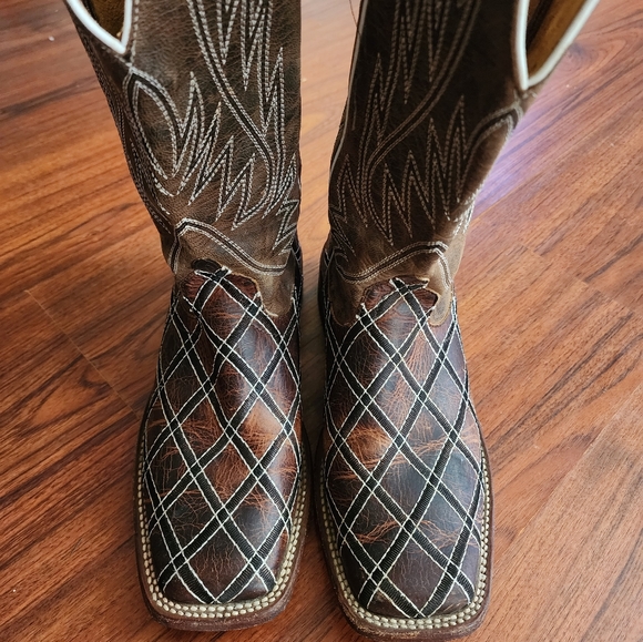 Anderson bean horsepower patch-work boots